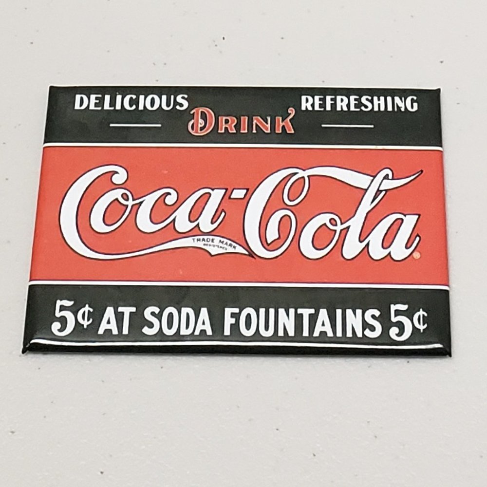 Coca Cola Soda Fountain Price Magnet